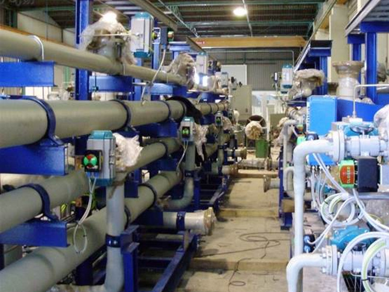Fornitura di SKID con tubazioni in PRFV – Impianto trattamento acque reflue –  Raffineria Elefisis-GRECIA -2010
