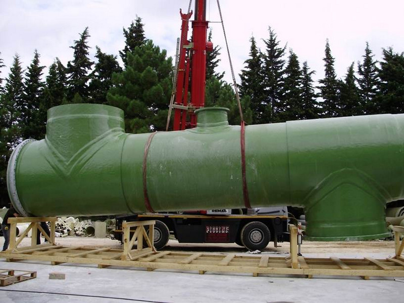 Prefabbricated large size piping- Waste Water Treatment Plant – Lybia-2010