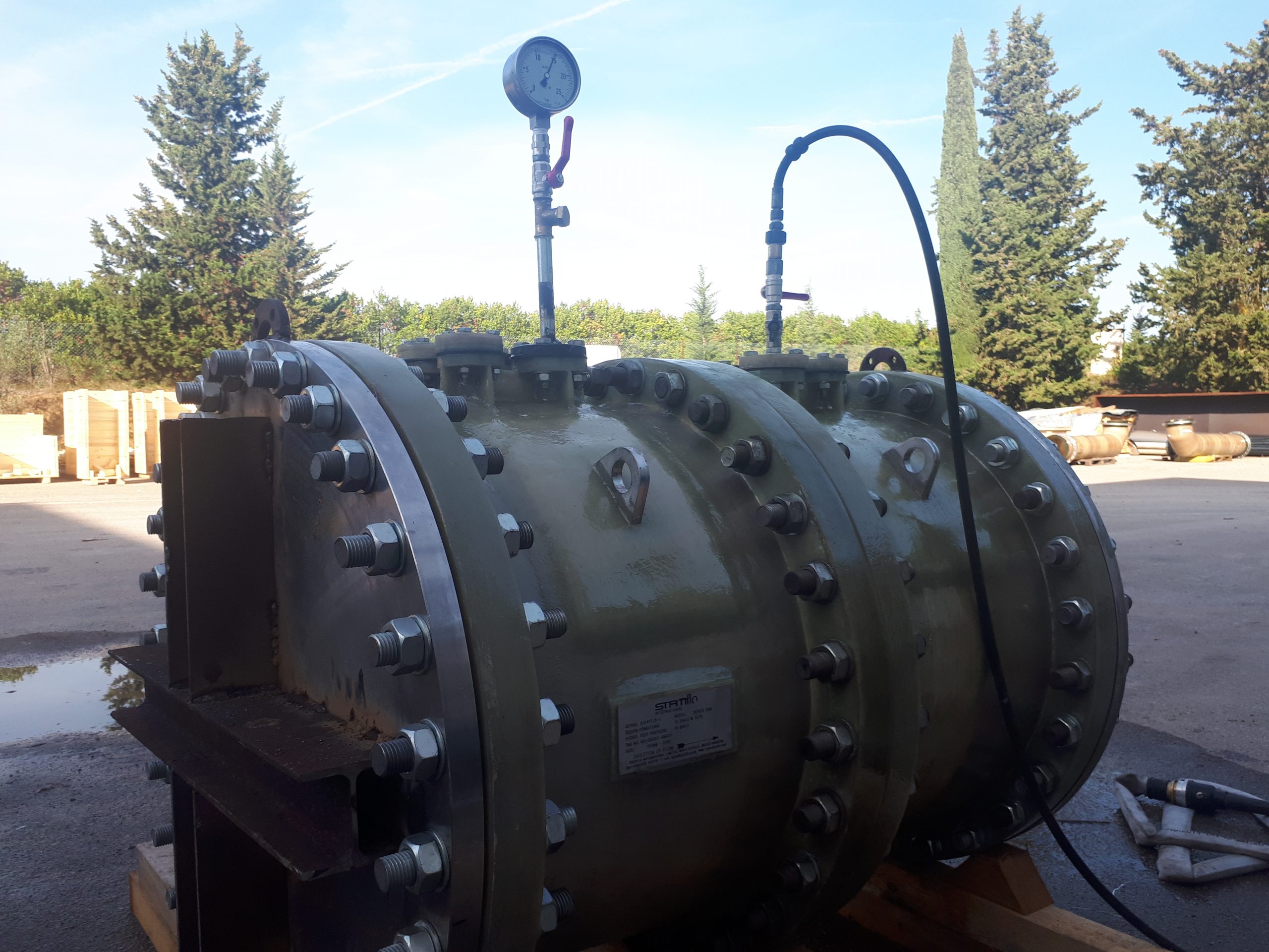 Static Mixers in PRFV per vari progetti 2019-2020