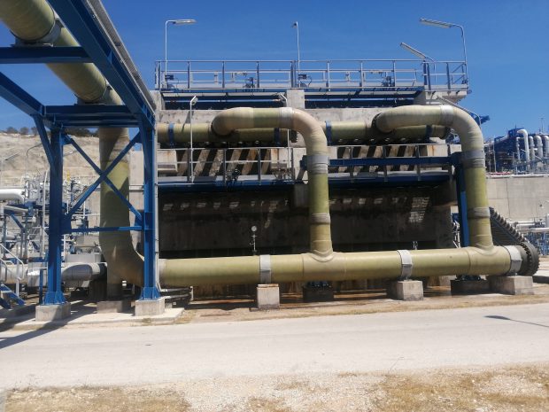 Fornitura tubazioni PRFV per presa acqua mare – 2nd Upgrade Project of Revithoussa LNG Terminal – 2017