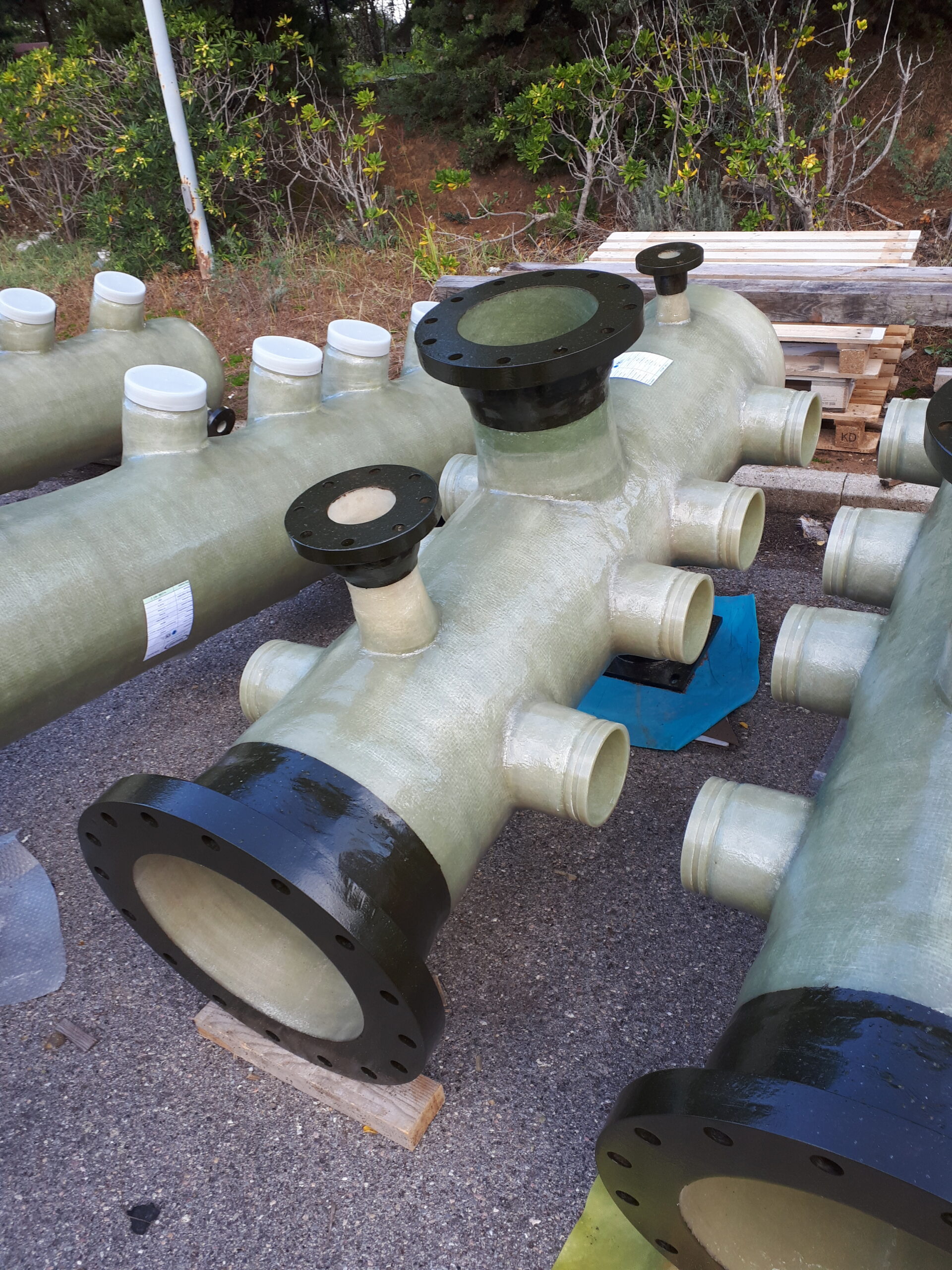 GRP manifolds and skid for water treatment plant – DOS BOCAS -MEXICO